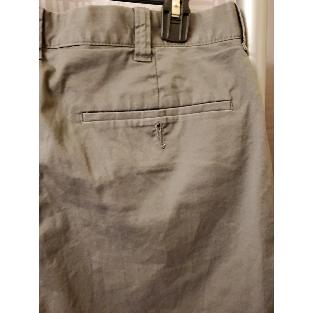 J Crew Chino‎ Shorts Mens 31 Gray Cotton Stretch Flat Front Preppy 9